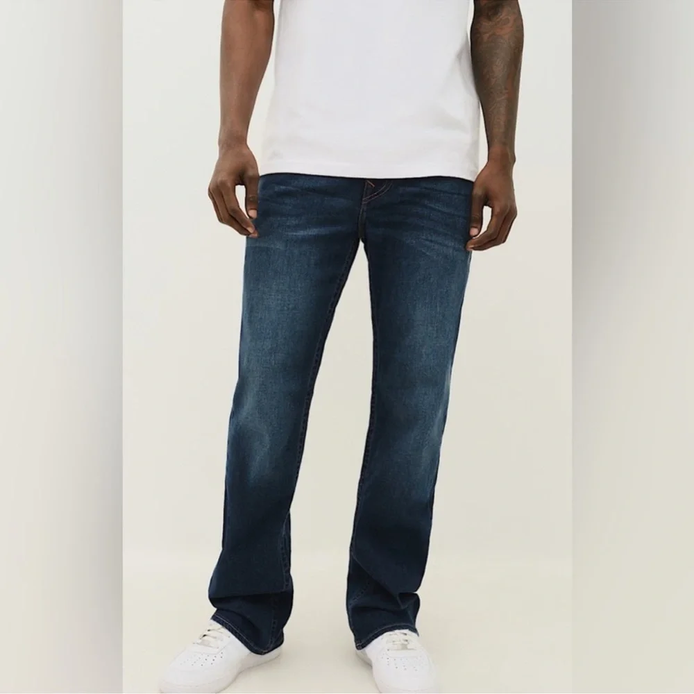 True Religion Billy With Flap Bootcut Jeans Blue Vintage sz 34